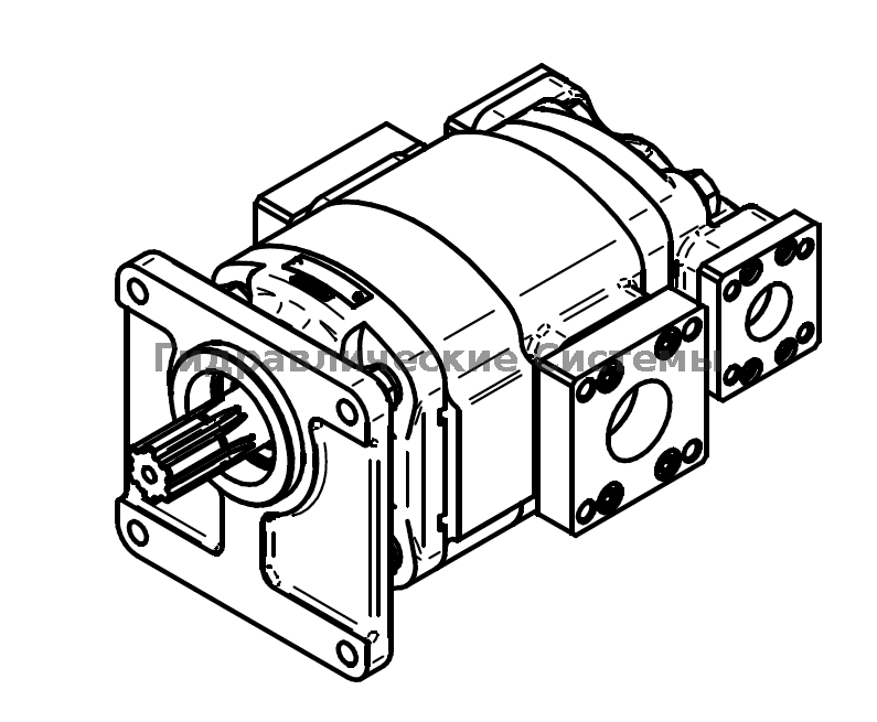 GHD2-100/GHD1-51L-R2D5 (аналог НШ 100+50 лев)